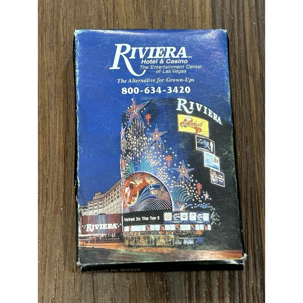 Vintage Las Vegas Riviera Casino Deck of Cards